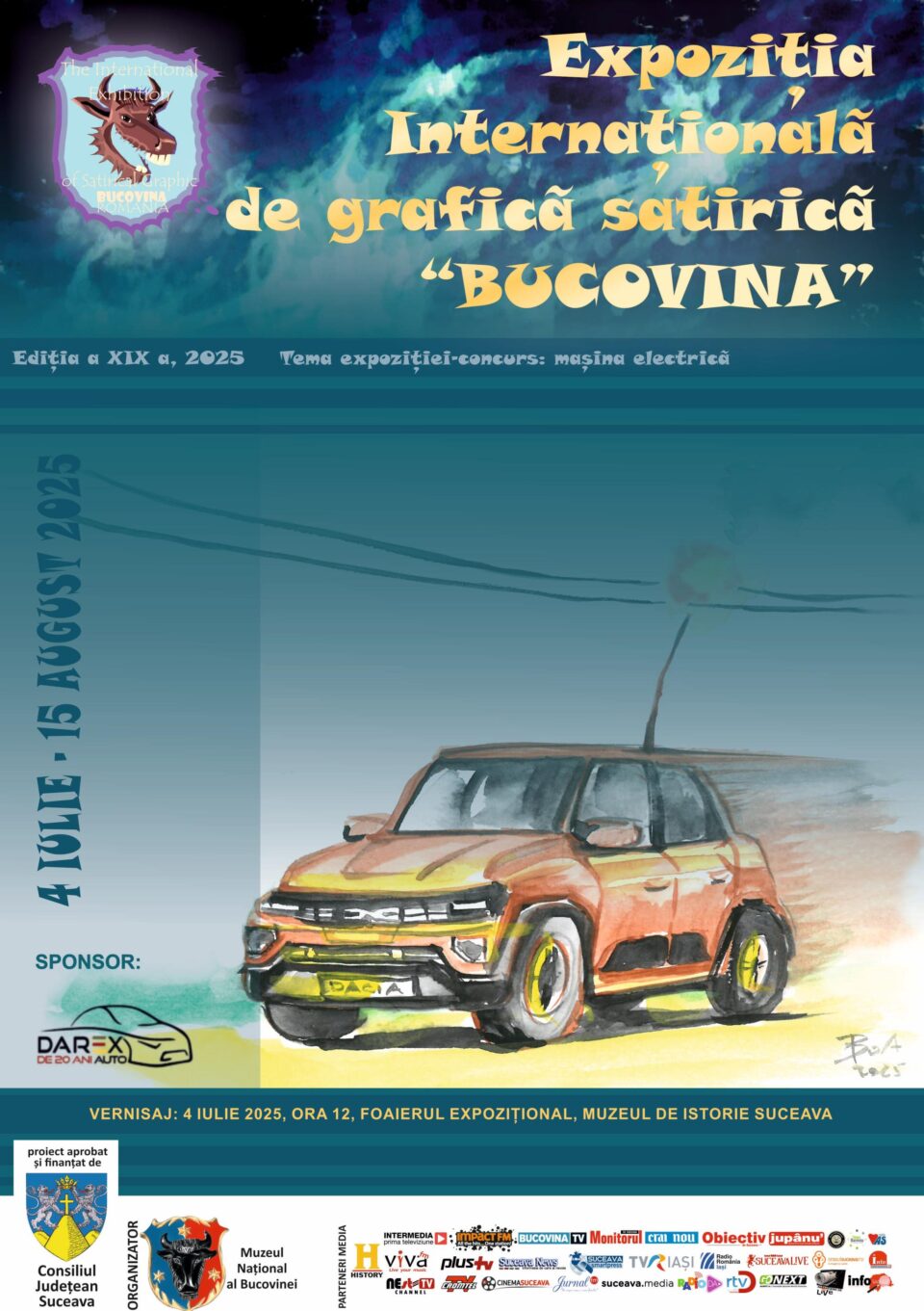 Expoziția Internațională de Grafică Satirică ,,Bucovina’’, organizată de Muzeul Național al Bucovinei, a ajuns la ediția a XIX-a Expoziția Internațională de Grafică Satirică ,,Bucovina’’, organizată de Muzeul Național al Bucovinei, a ajuns la ediția a XIX-a
