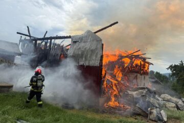Incendiu la Bălăceana