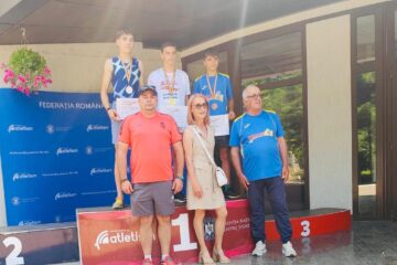 Atletul Ioan Halip pe podiumul Campionatului National