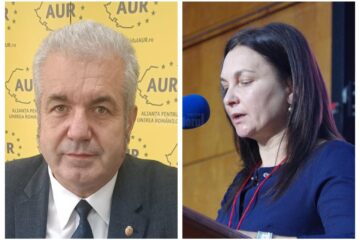 Deputații AUR de Suceava Florin Lucian Pușcașu și Veronica Grosu