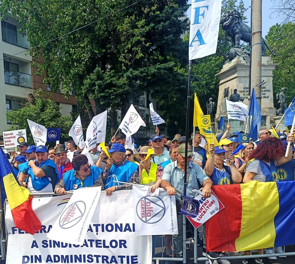 Sindicaliștii anunță o vară fierbinte a protestelor. Sursa foto Facebook Cartel Alfa