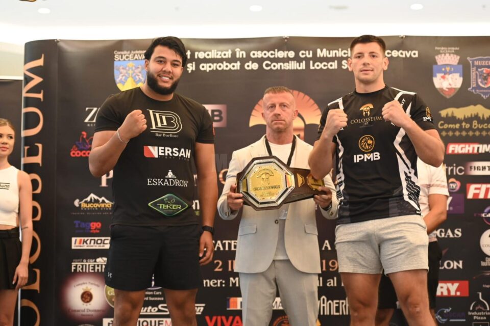 Prezentarea sportivilor și cântarul oficial au prefațat Gala Colosseum Tournament 46 de la Suceava