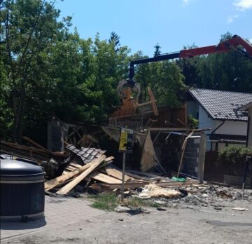 Demolare garaje pe strada Ștefan Tomșa, 7 iulie 2025