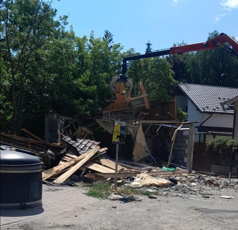 Demolare garaje pe strada Ștefan Tomșa, 7 iulie 2025