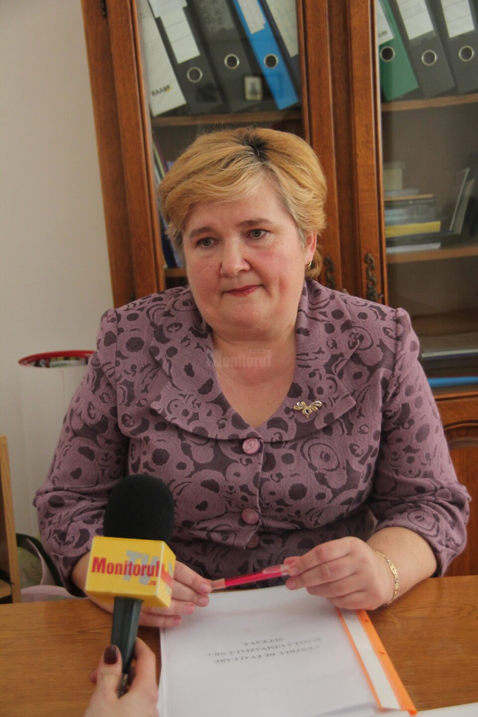 Gabriela Mihai, directorul Școlii Gimnaziale Nr. 1 Suceava