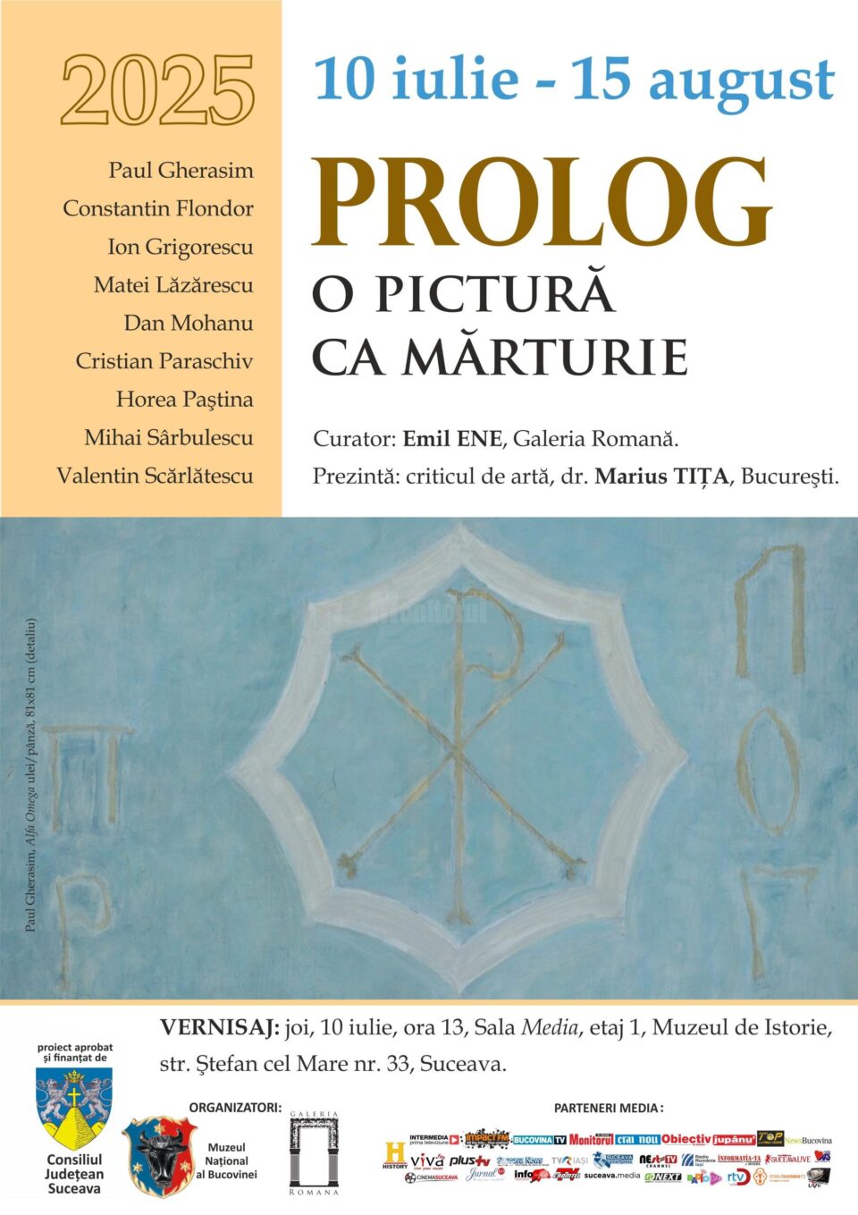 Expoziția de pictură „Prolog – O pictură ca mărturie”