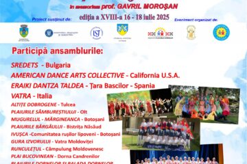 Festivalul „Dorna, plai de joc și cântec” reunește ansambluri din întreaga lume