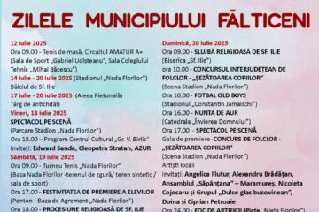Zilele Municipiului Fălticeni vor avea loc în perioada 12 - 27 iulie