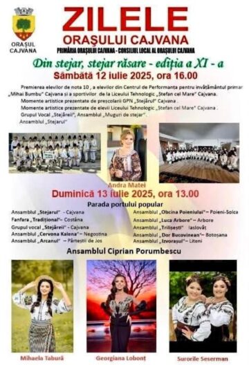 Unde fugim de-acasă... în perioada 10 – 16 iulie