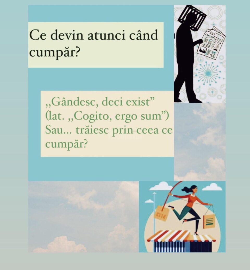 ,,Gândesc, deci exist”(lat. ,,Cogito, ergo sum”)