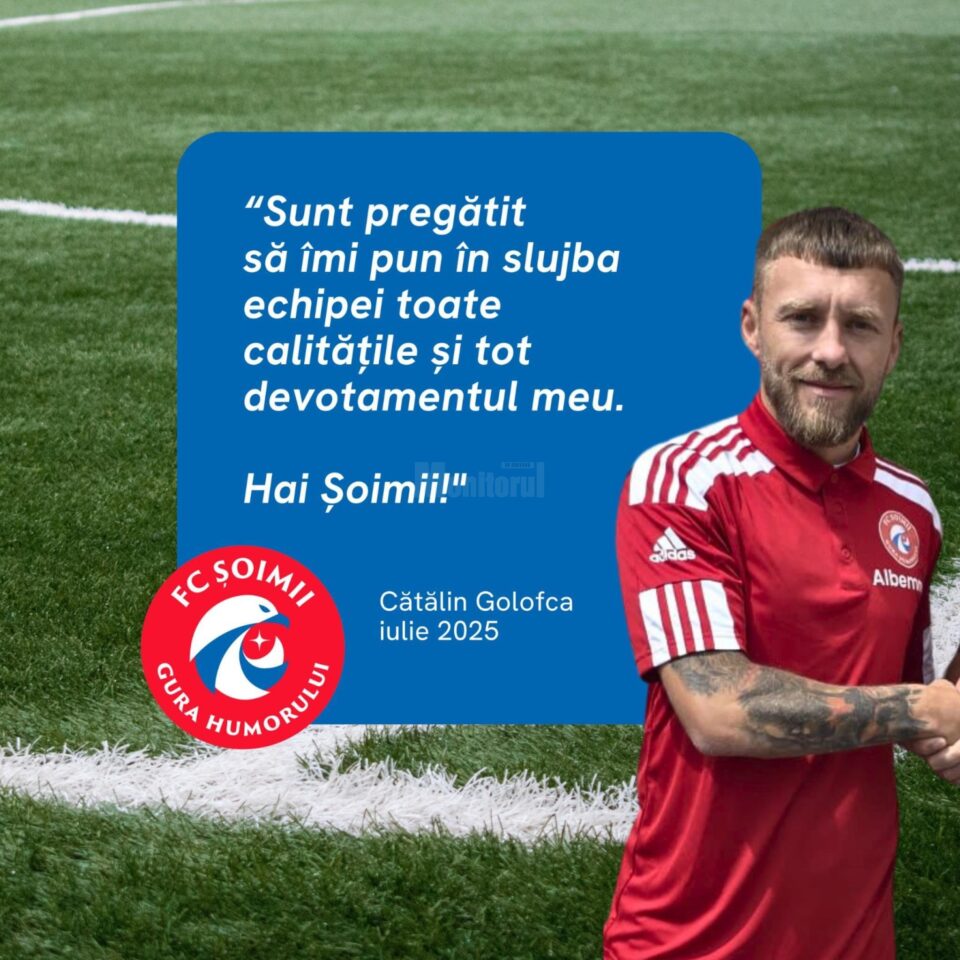 Cătălin Golofca a semnat cu Șoimii Gura Humorului