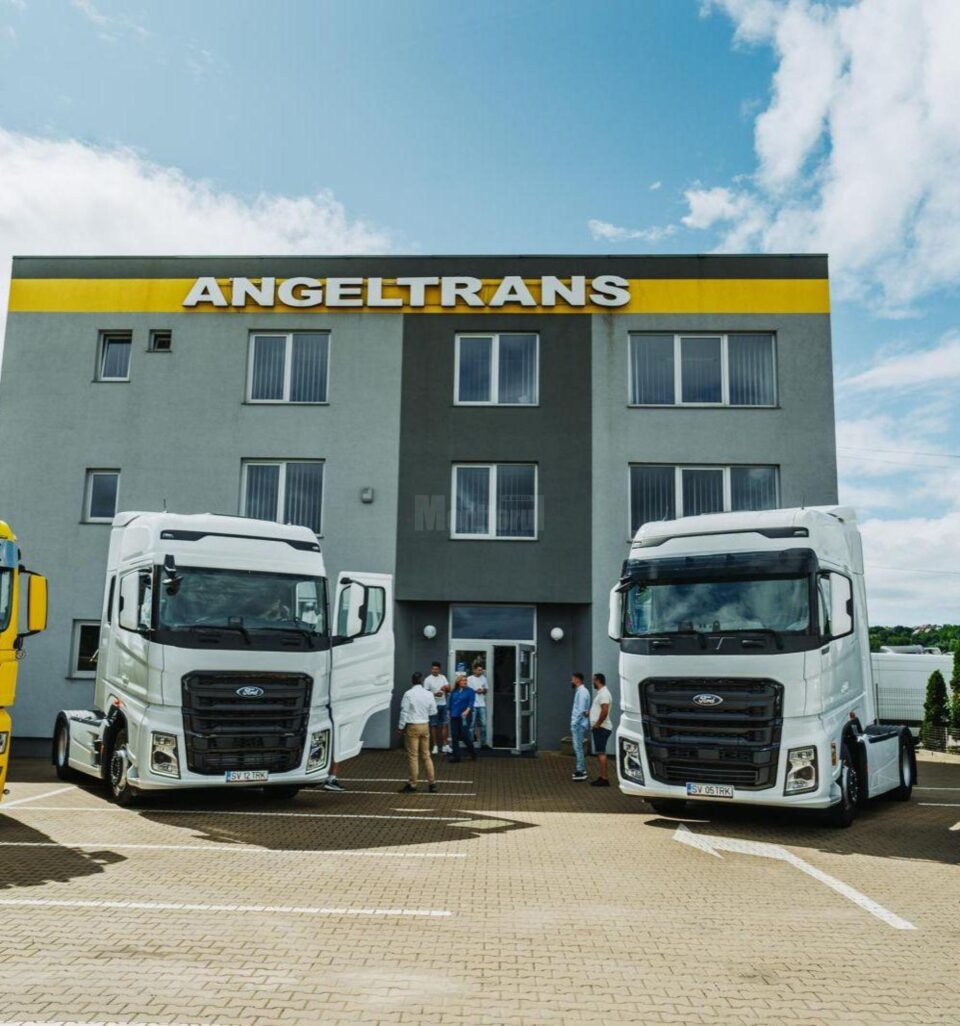 Camioane Ford de ultimă generație, cu tehnologii performante și consum redus, la firma suceveană Angeltrans