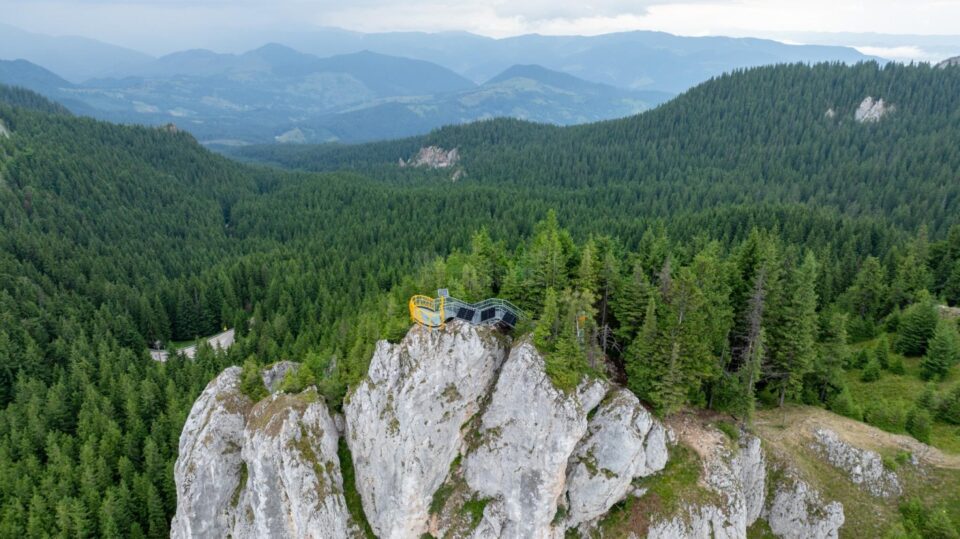 Noul punct de belvedere de pe Rarău
