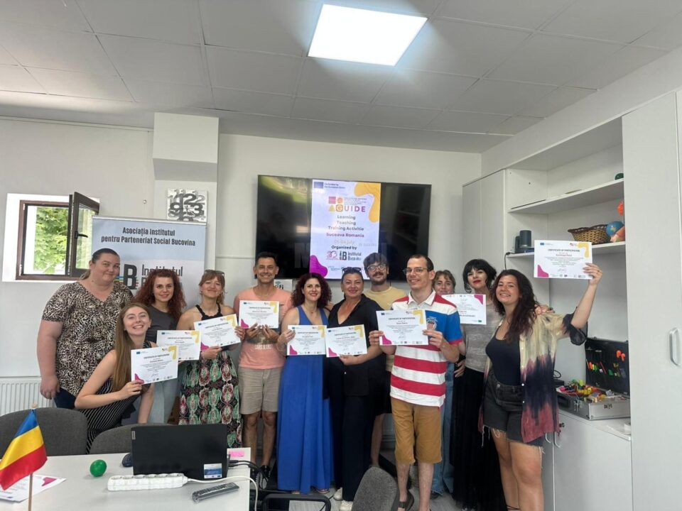 Asociația Institutul pentru Parteneriat Social Bucovina a găzduit o activitate de învățare, predare și formare