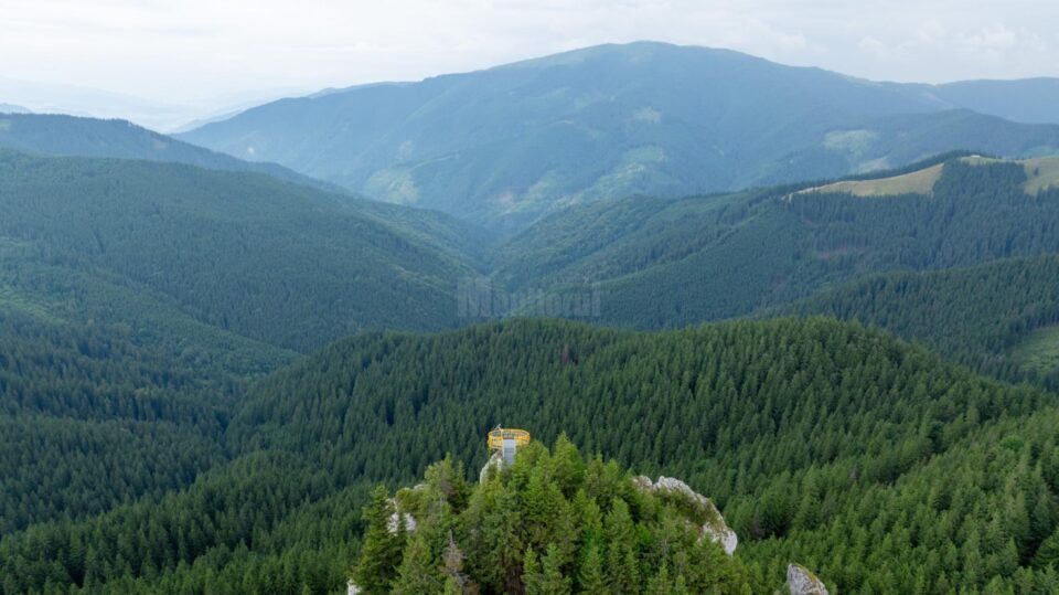Noul punct de belvedere de pe Rarău