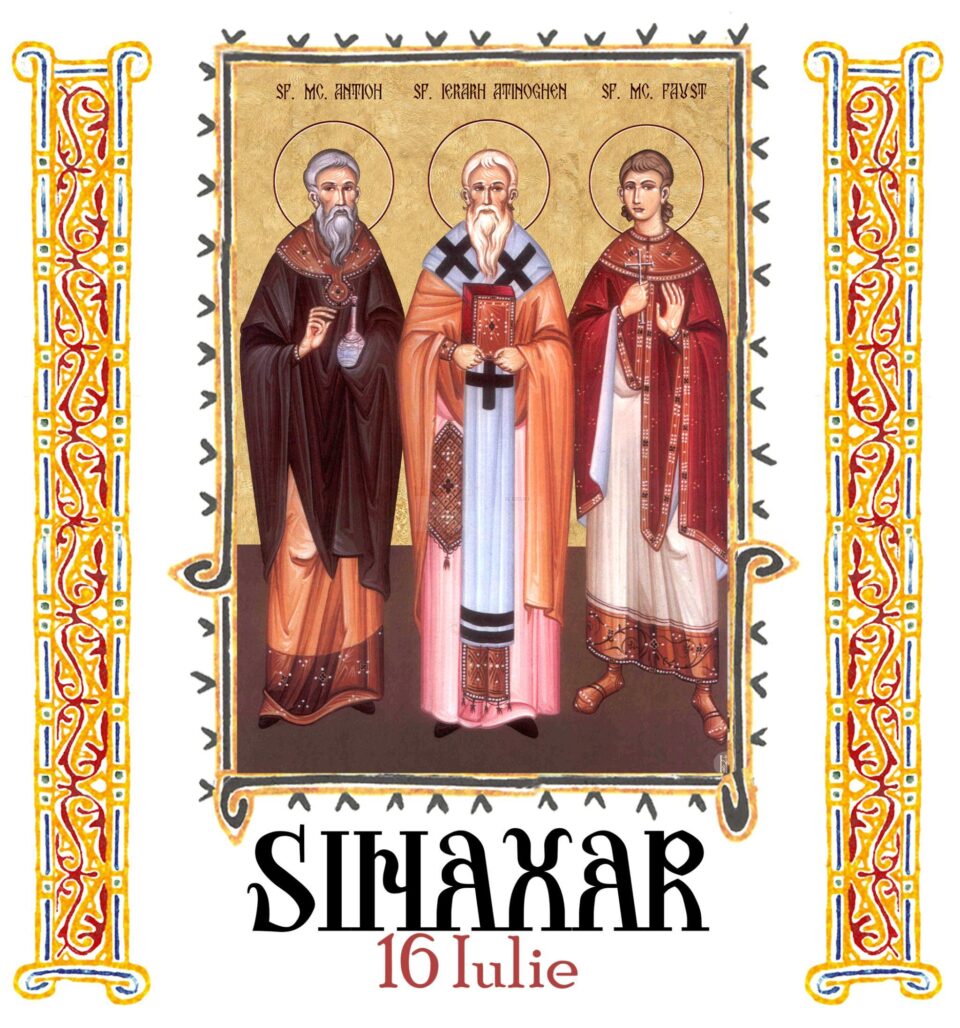 Sinaxar 16 iulie 2025