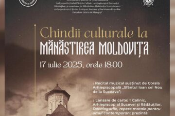 Chindii culturale la Mănăstirea Moldovița