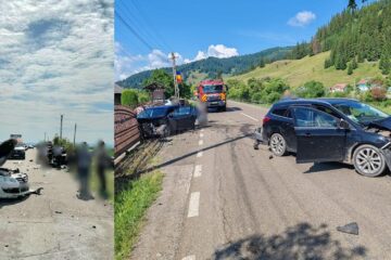 În cele două accidente s-au înregistrat 9 răniți