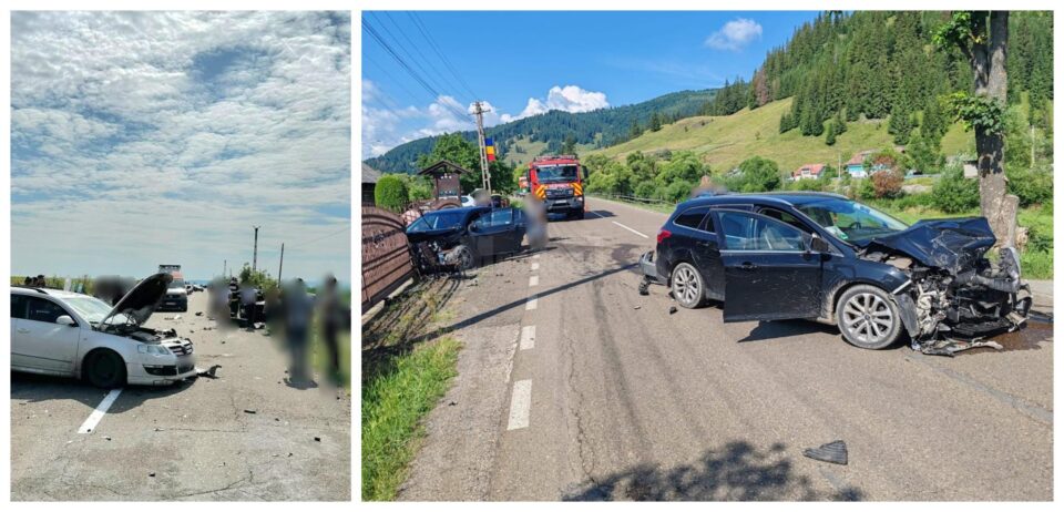 Două accidente rutiere au dus la rănirea a nu mai puțin de nouă persoane