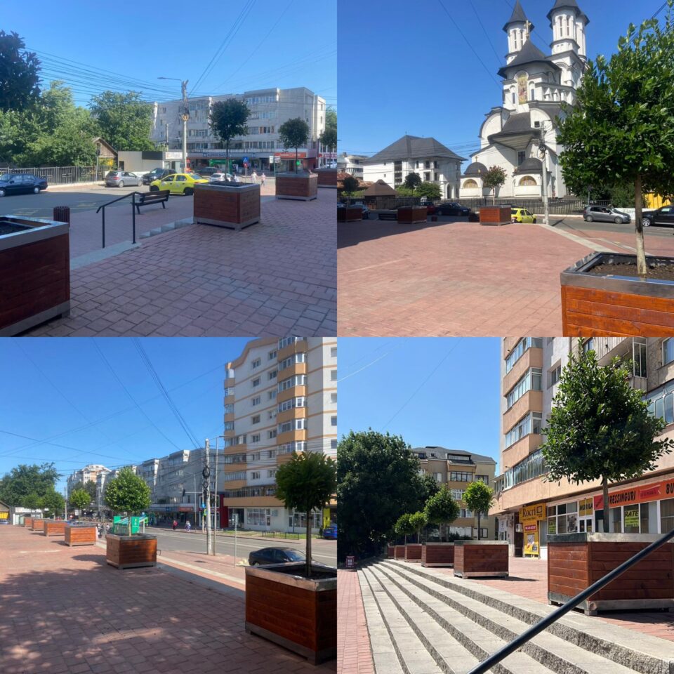 Arbuști ornamentali în locul mașinilor, parcare și loc de joacă în locul garajelor, în Zamca și grădiniță nouă, în Obcini