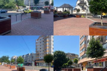 Arbuști ornamentali în locul mașinilor, parcare și loc de joacă în locul garajelor, în Zamca și grădiniță nouă, în Obcini