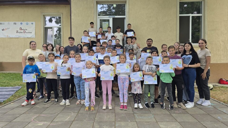 Școală de vară pentru 100 de copii și tineri, în parcul secției de Psihiatrie din Burdujeni