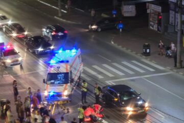 Sucevean accidentat pe trecerea de pietoni de un tânăr șofer neatent