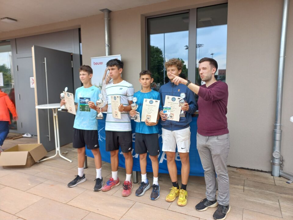 David Arcip, vicecampion în Germania: Un parcurs remarcabil al tânărului tenismen din Fălticeni