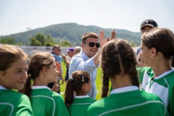 Gheorghe Șoldan, între 320 de copii care practică rugby, sport pe care CJ Suceava îl sprijină concret din acest an