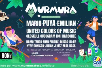 Mario Fresh, Puya și Emilian, la „Murmura Fest 2025”, la Sucevița, eveniment susținut de CAR Învățământ Fălticeni