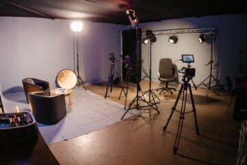 Studio de televiziune in cadrul spatiilor destinate noii specializari din USV