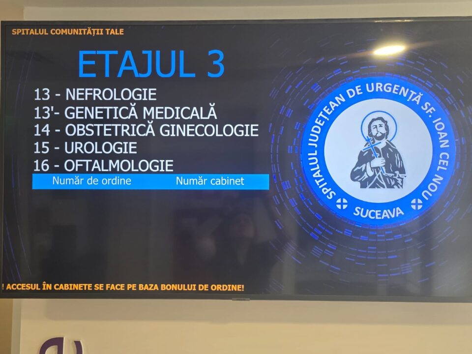 Cabinetul de Genetică Medicală din Spitalul Clinic Suceava