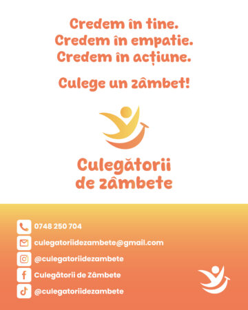 Se caută voluntari, donatori, oameni care vor să se implice în proiectul „Culegătorii de Zâmbete”