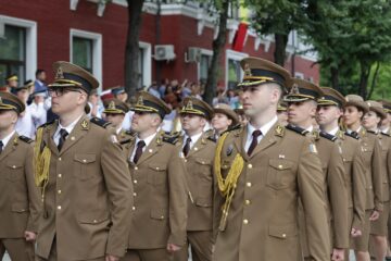 Ștefan Pricop, șef de promoție la Academia Tehnică Militară, specialist în apărare CBRN și materiale energetice