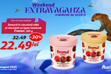 Începe Weekend Extravaganza la Auchan – delicii premium, reduceri spectaculoase!