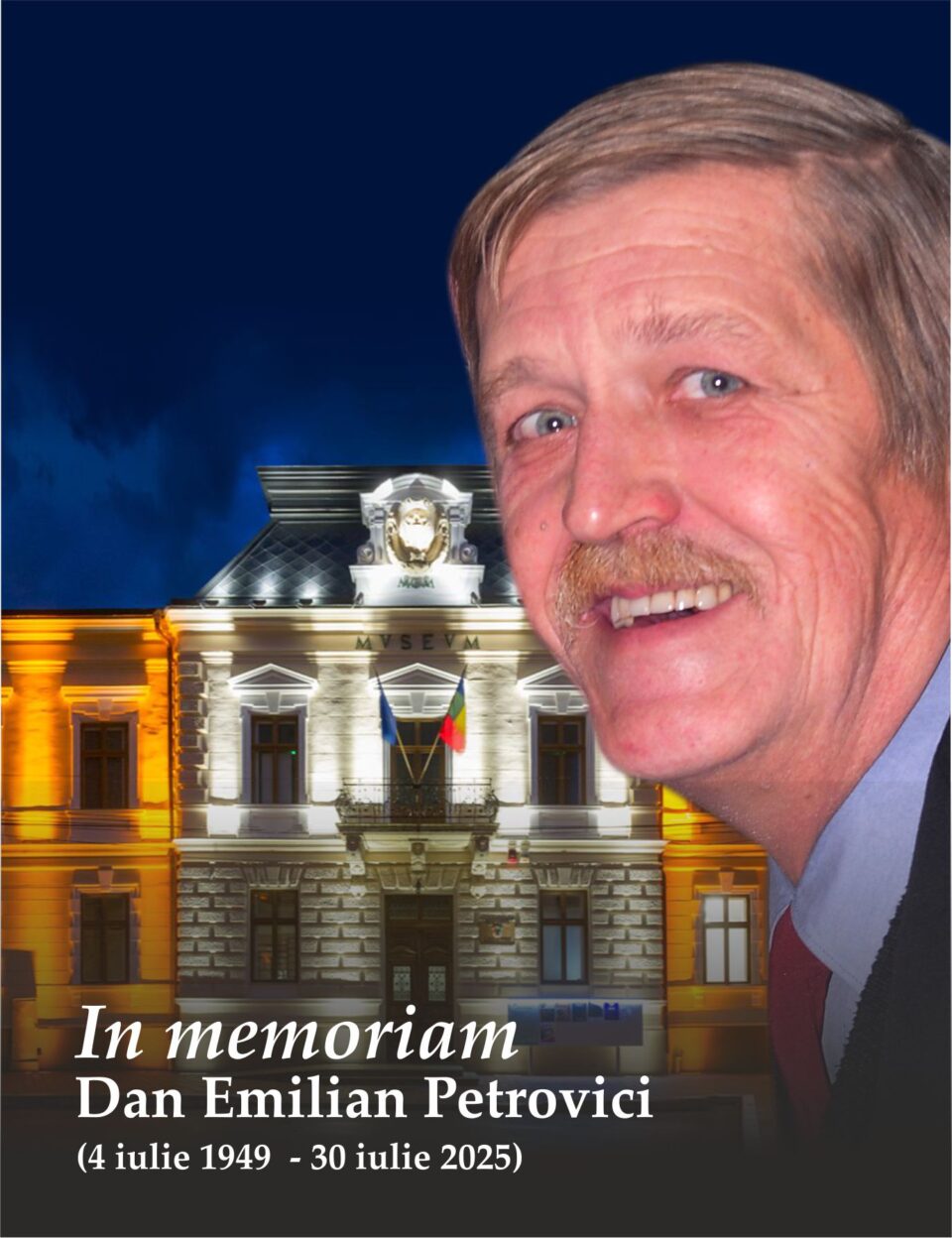 Istoricul sucevean Dan Emilian Petrovici a plecat la Ceruri