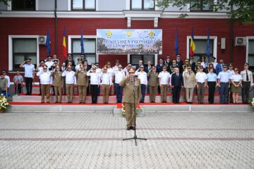 Ștefan Pricop, șef de promoție la Academia Tehnică Militară, specialist în apărare CBRN și materiale energetice