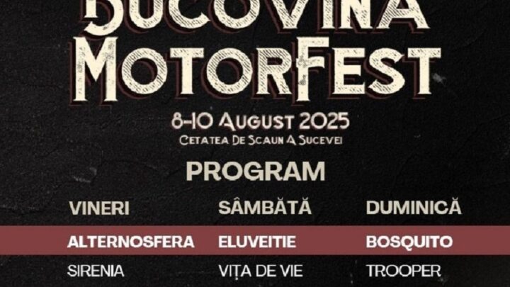 Cel mai mare motorfest din țară va aduce la Suceava concerte cu trupe mari din țară și străinătate