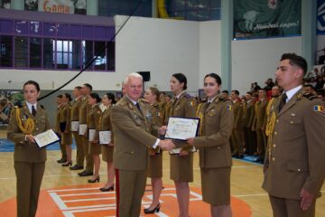 Ionela Balan, câmpulungeanca ce a excelat la Academia Forțelor Terestre Sibiu, Apărare CBRN
