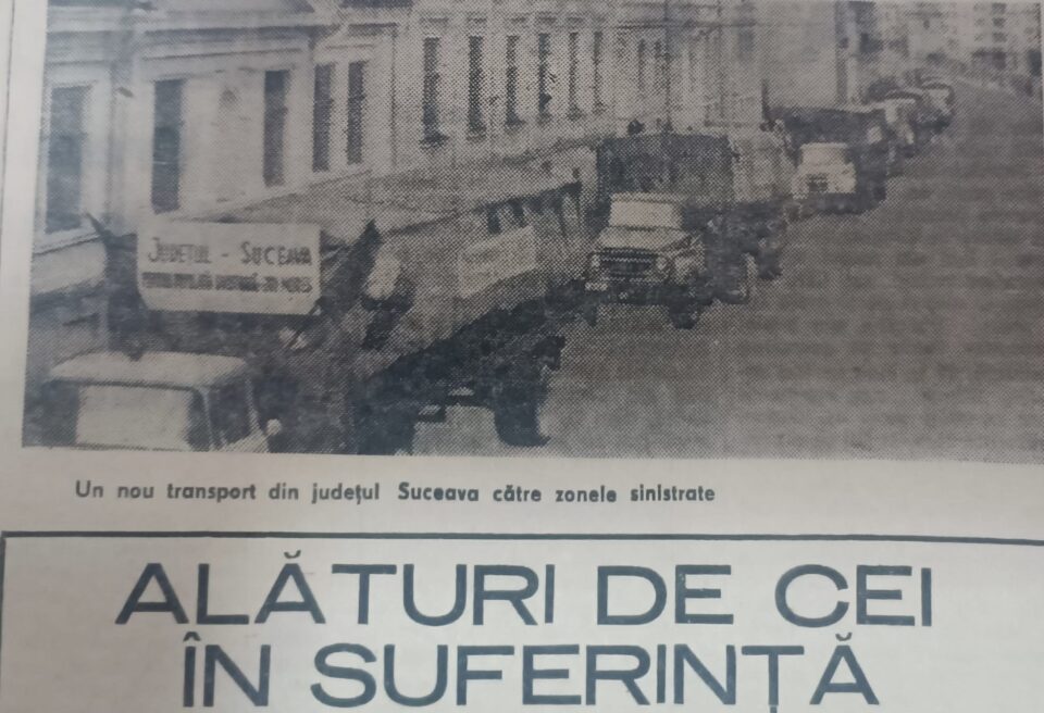 Cum s-au văzut și mediatizat inundațiile devastatoare din 1970, din județul Suceava