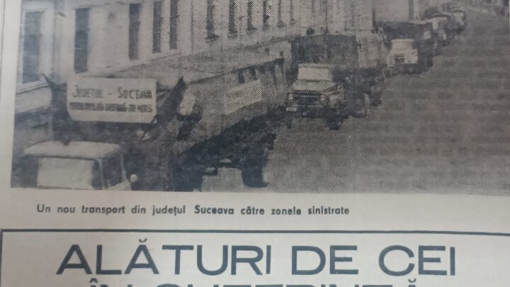 Cum s-au văzut și mediatizat inundațiile devastatoare din 1970, din județul Suceava