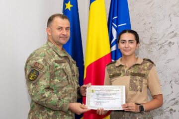Ionela Balan, câmpulungeanca ce a excelat la Academia Forțelor Terestre Sibiu, Apărare CBRN