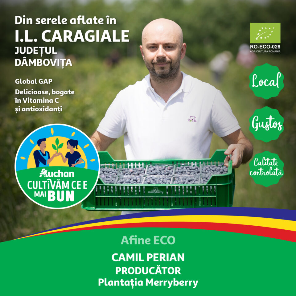 Savurează gustul verii cu fructe și legume gustoase românești, direct din filierele Auchan, acum în magazine