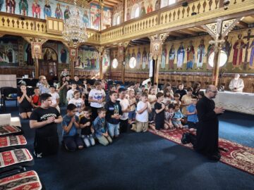 65 de copii și tineri au participat la Academia Copiilor ,,Hristos – Bucuria mea”, la Ilișești