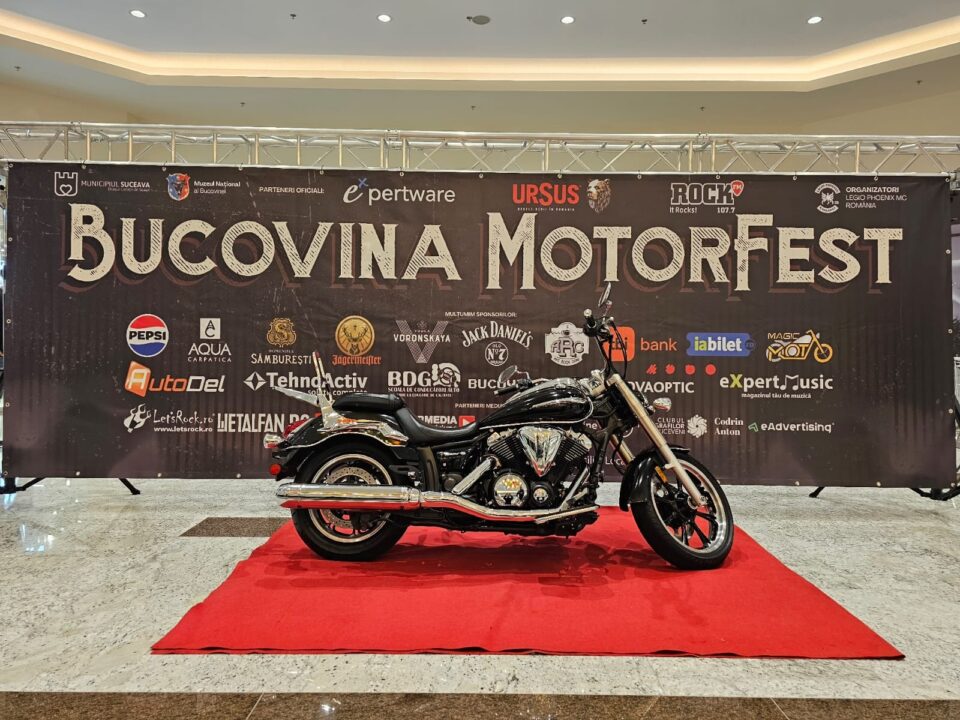 Marele premiu la tombola organizată la Bucovina Motorfest va fi o motocicletă Yamaha