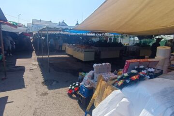 Zona din spatele Pieței Mari intră în reorganizare, ceea ce a stârnit furia comercianților