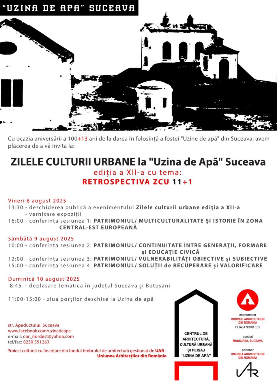 Sucevenii pot vizita Uzina de apă, duminică, 10 august