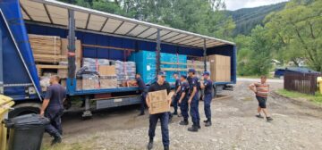 Șoldan după ce a întâmpinat la Broșteni un convoi impresionant cu ajutoare venite din județul Bacău: „Inițiativa i-a aparținut prefectului de Bacău, născut la Broșteni”