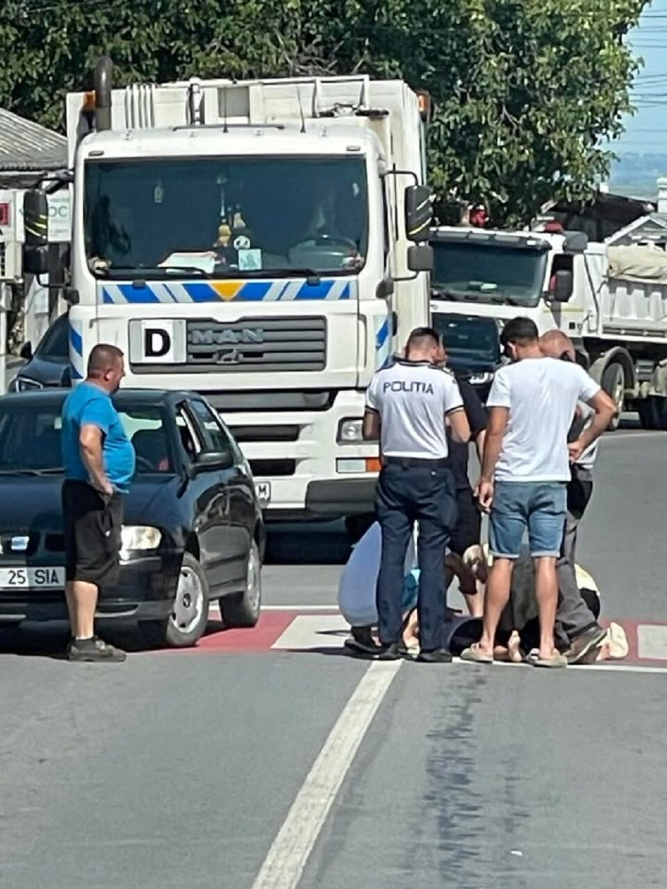 Minoră lovită de o mașină pe o trecere de pietoni din Bosanci