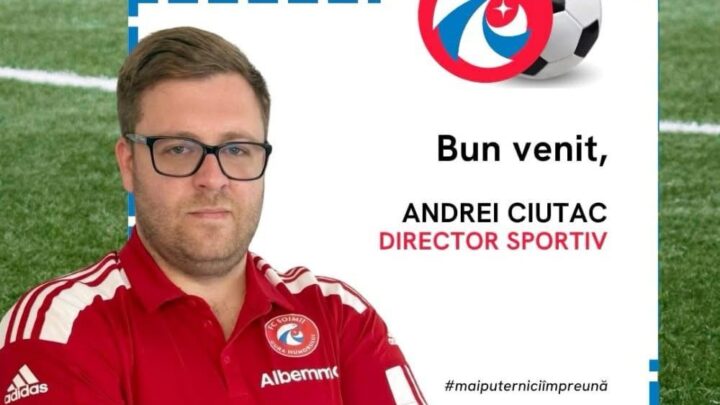 Andrei Ciutac e noul director sportiv al Șoimilor